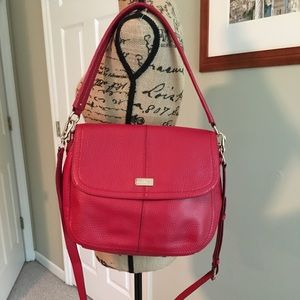 SOLD - Cole Haan Jenna Village Bag in Red